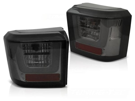 LED Lightbar Rückleuchten passend für VW T4 Bus Bj. 90-03 Smoke