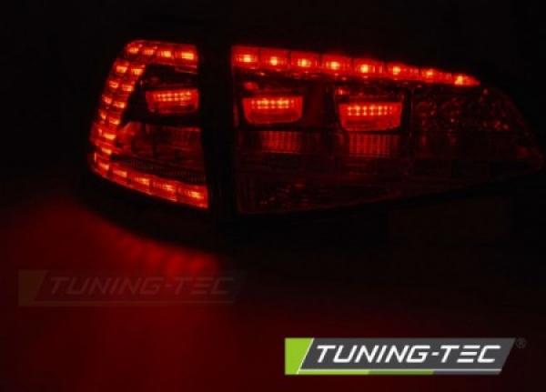 LED Rückleuchten passend für VW Golf 7 (VII) Limo Bj.12-17 Rot/Smoke dynamischer Blinker