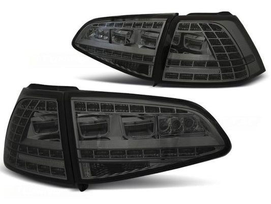 LED Rückleuchten passend für VW Golf 7 (VII) Limo Bj. 12-17 Smoke dynamischer Blinker