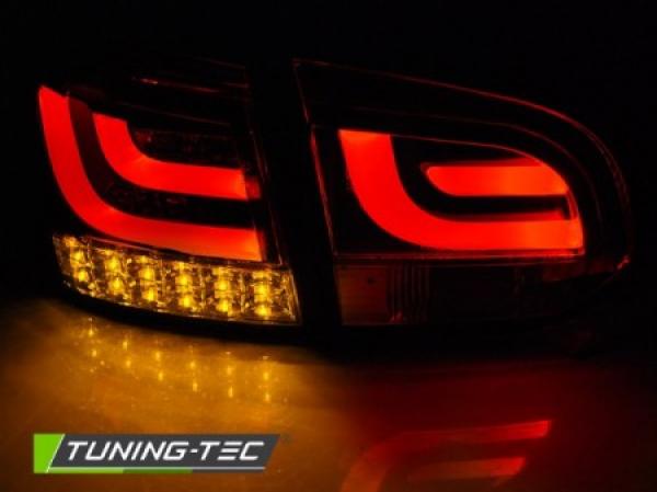 LED Lightbar Rückleuchten passend für VW Golf 6 (VI) Bj. 08-12 Rot/Smoke