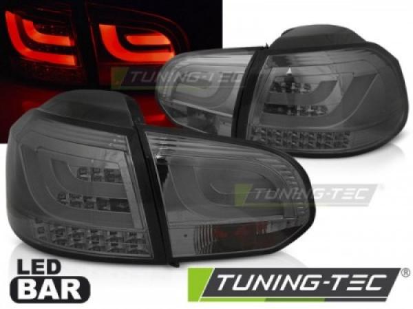 LED Lightbar Rückleuchten passend für VW Golf 6 (VI) Bj. 08-12 Smoke
