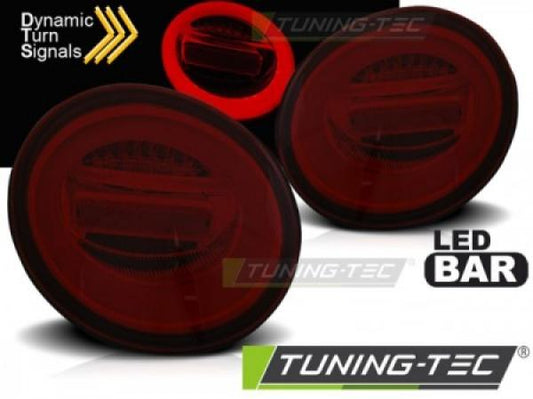 LED Lightbar Rückleuchten passend für VW New Beetle  98-05 Rot/Smoke dynamischer Blinker