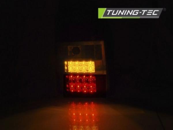 LED Rückleuchten passend für VW T5 GP Facelift Bj. 09-15 Rot/Chrom (Flügeltüren)