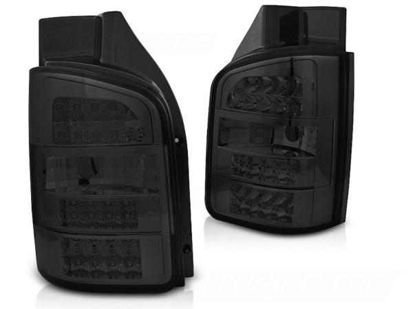 LED Rückleuchten passend für VW T5 GP Facelift Bj. 09-15 Smoke (Flügeltüren)