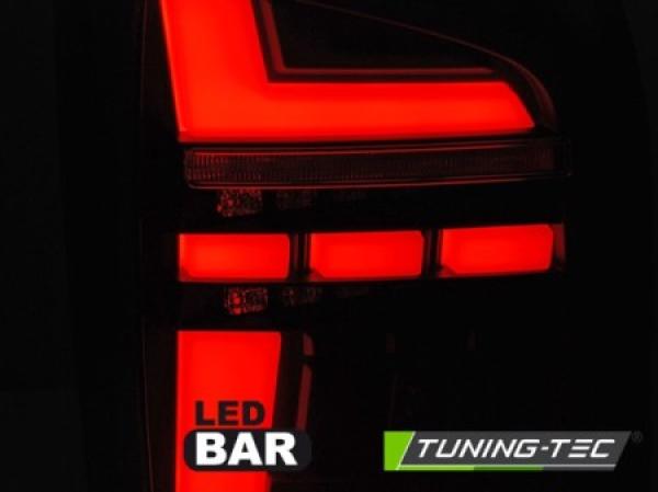 Voll LED Lightbar Rückleuchten passend für VW T6.1 19-  Smoke Heckklappe Halogen