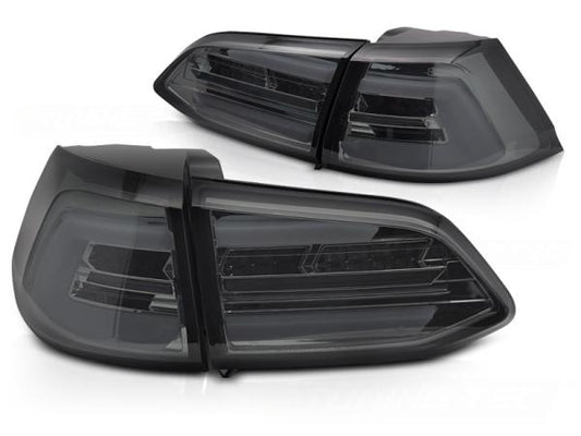 Voll LED Lightbar Rückleuchten passend für VW Golf 7 (VII) Variant Bj. 13-17 Smoke