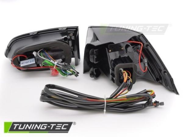 Voll LED Lightbar Rückleuchten passend für VW Golf 7 (VII) Variant Bj. 13-17 Rot/Chrom