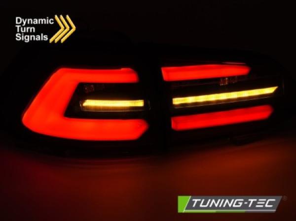 Voll LED Lightbar Rückleuchten passend für VW Golf 7  Variant Facelift Bj. 17-20 Schwarz