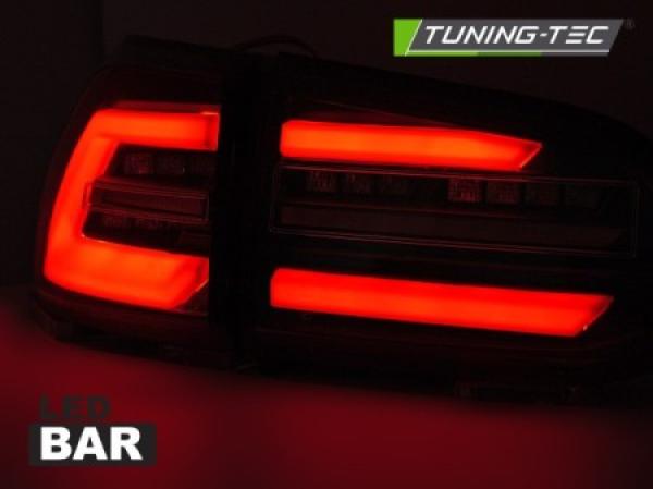 Voll LED Lightbar Rückleuchten passend für VW Golf 7 Variant 17-20 Schwarz Smoke