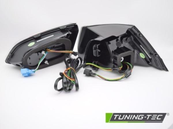 Voll LED Lightbar Rückleuchten passend für VW Golf 7 Variant 17-20 Schwarz Smoke