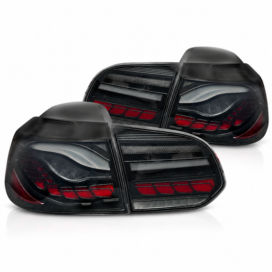 LED Rückleuchten passend für VW Golf VI 2008–2013 Smoke dynamisch