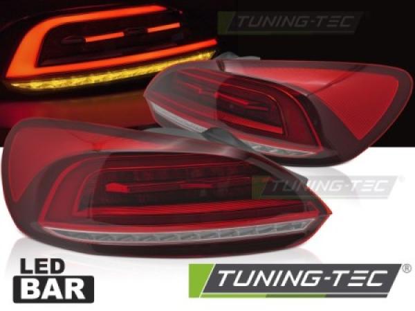 LED Lightbar Rückleuchten passend für VW Scirocco 3 (III) Bj. 08-14 Rot