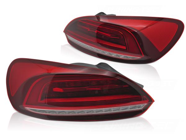LED Lightbar Rückleuchten passend für VW Scirocco 3 (III) Bj. 08-14 Rot
