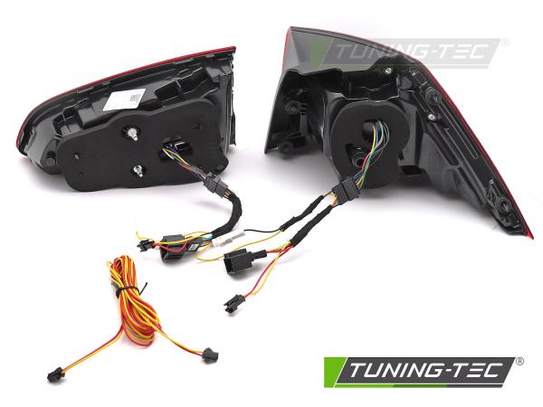 LaserLINE VOLL LED Rückleuchten Set passend für VW Golf 7 (VII) 13-19 kirschrot mit dyamischen Blinker