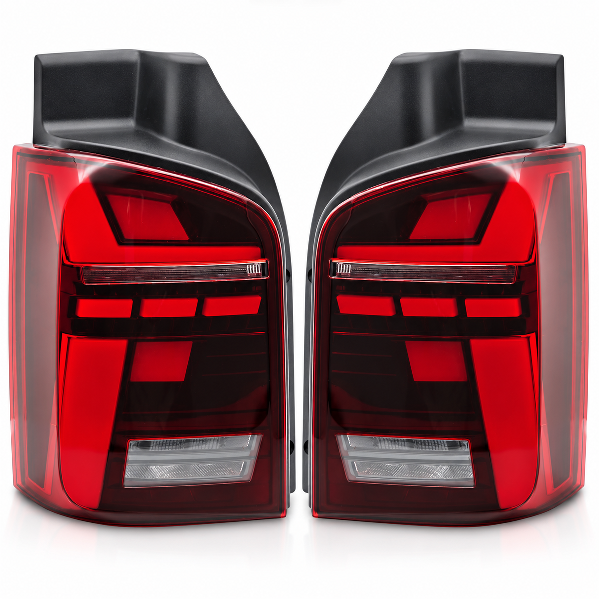 LED Rückleuchten passend für VW T5 04.03-09 / 2010–2015 Rot dynamisch