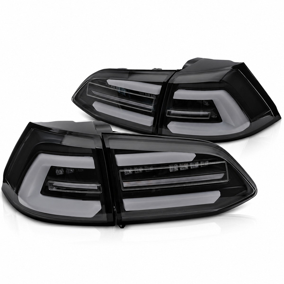 LED Rückleuchten passend für VW Golf 7 2013–2017 SW Schwarz/Smoke dynamisch