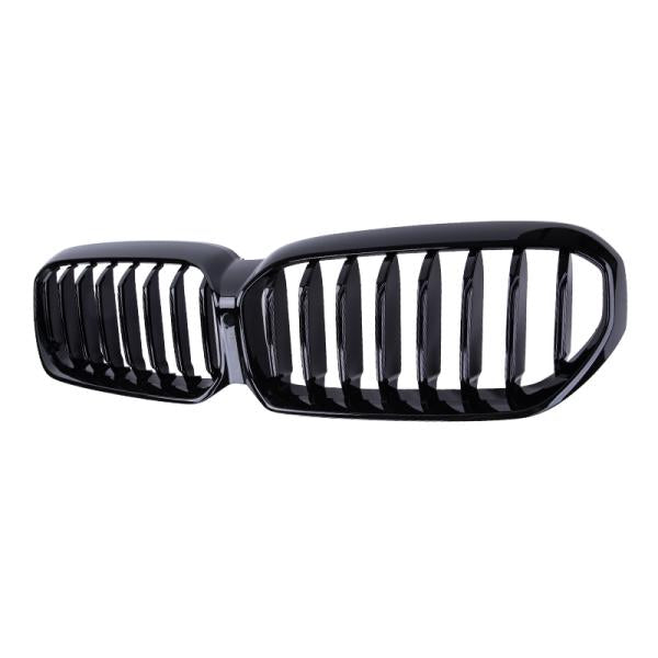 Passend für BMW 5ER G30 G31 LCI SPORT KÜHLERGRILL GLANZ SCHWARZ EINRIPPE