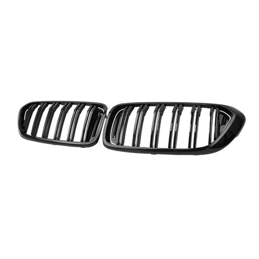 Passend für BMW 6ER G32 GRAN TURISMO SPORT GRILL DOPPELSTEG GLANZ SCHWARZ