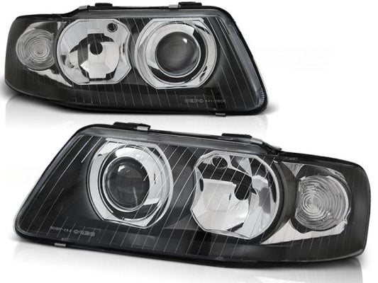 Design Scheinwerfer passend für Audi A3 (8L) Facelift 00-03 schwarz