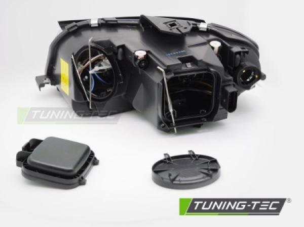 Scheinwerfer Angel Eyes passend für Audi A3 8P 8PA Bj. 04-08 Schwarz