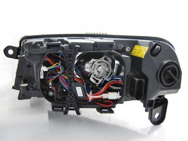 Xenon DRL LED Tagfahrlicht Scheinwerfer passend für Audi A6 C6 4F Bj. 04-08 Chrom