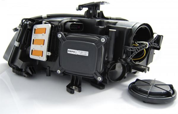 Scheinwerfer Set DRL LED Tagfahrlicht passend für Audi A4 B8 8K Bj. 2008-2011 Schwarz