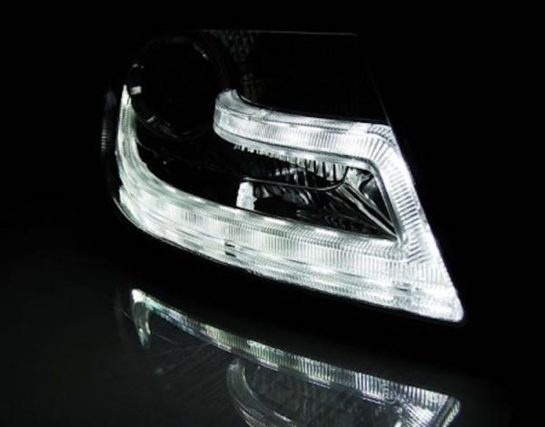 Scheinwerfer DRL LED Tagfahrlicht passend für Audi A4 B8 8K Bj. 08-11 Chrom LTI