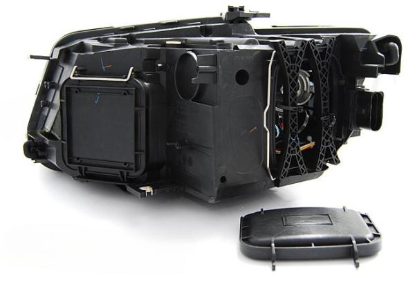 LED Tagfahrlicht Scheinwerfer passend für Audi Q5 (8R) 08-12 schwarz