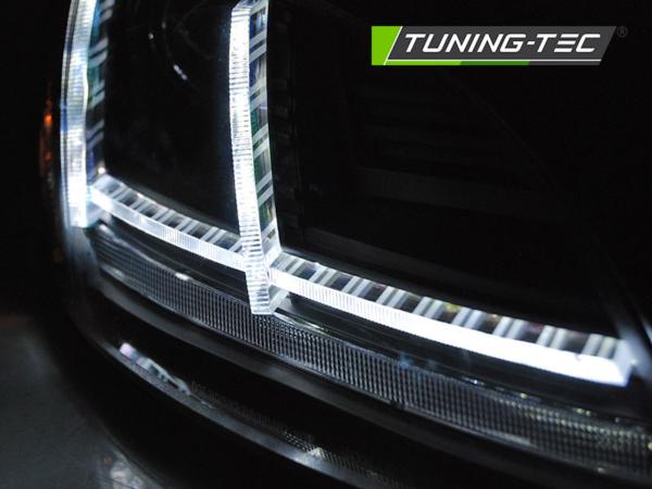 XENON LED Tagfahrlicht Scheinwerfer passend für Audi TT 8J 10-14 schwarz mit Kurvenlicht