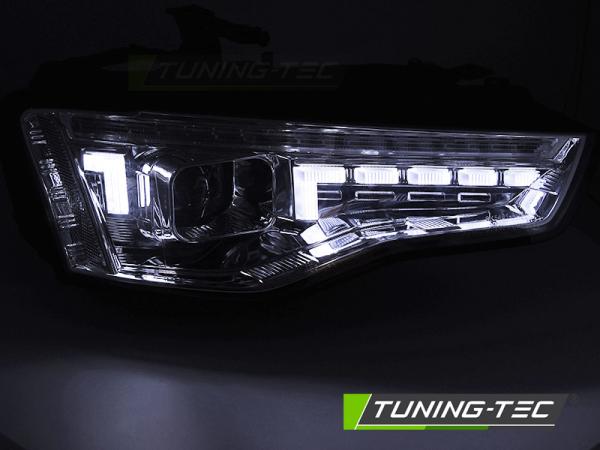 Xenon Scheinwerfer DRL LED Tagfahrlicht passend für Audi A5 Facelift Bj. 11-16 Chrom
