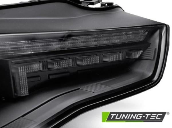 Voll LED Scheinwerfer Tagfahrlicht passend für Audi A5 8T 8F Facelift Bj. 11-16 Schwarz
