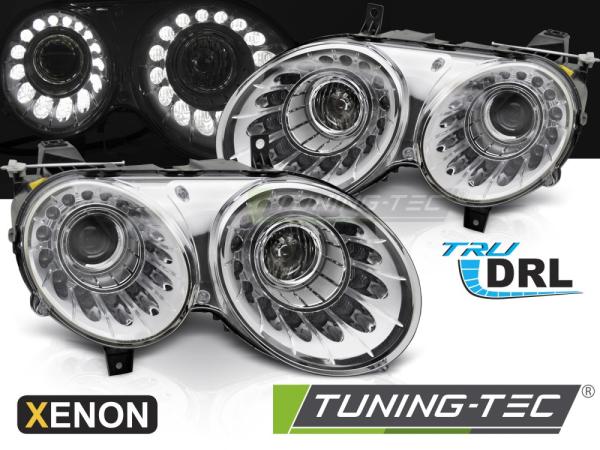 Xenon Tagfahrlicht Scheinwerfer Set passend für Bentley Continental GT 03-08 mit LED Blinker chrom