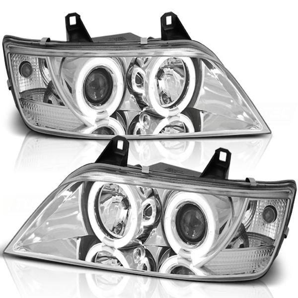 Scheinwerfer Angel Eyes passend für BMW Z3 Bj. 96-02 Chrom