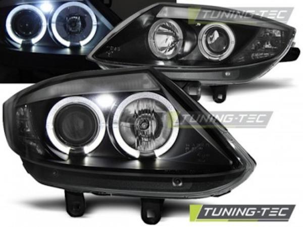 Scheinwerfer Angel Eyes passend für BMW Z4 E85 E86 Bj. 02-08 Schwarz