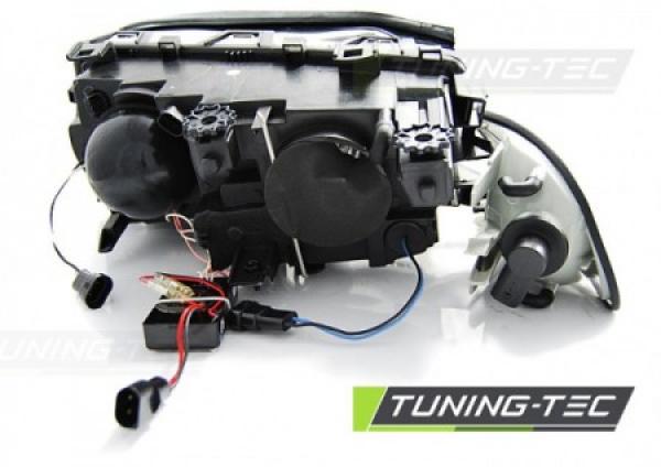 Scheinwerfer CCFL Angel Eyes passend für BMW 3er E46 Coupe Cabrio Bj. 99-03 Chrom