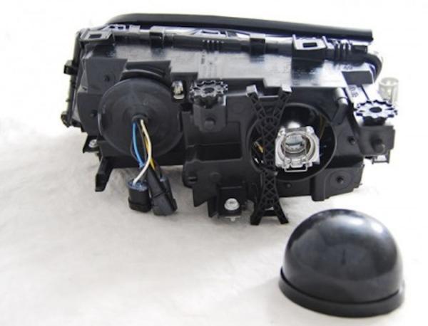 Scheinwerfer LED Angel Eyes passend für BMW 3er E46 Limo Touring Bj. 01-05 Schwarz