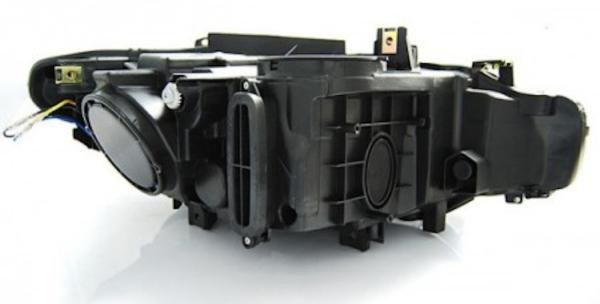 Xenon Scheinwerfer DRL U-Tube Tagfahrlicht passend für BMW 3er F30 F31 Bj. 11-15 Schwarz