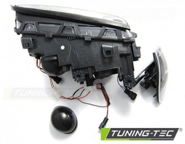 Scheinwerfer LED Angel Eyes passend für BMW 3er E46 Limo Touring Bj. 98-01 Schwarz