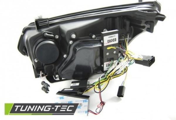 Scheinwerfer CCFL Angel Eyes passend für BMW 5er E60 E61 Bj. 03-07 Chrom mit LED Blinker