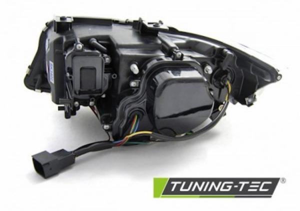 Scheinwerfer 3D Angel Eyes passend für BMW 3er E90 E91 Bj. 05-08 Chrom