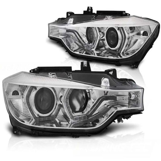 Scheinwerfer DRL LED Tagfahrlicht passend für BMW 3er F30 F31 Bj. 11-15 Chrom