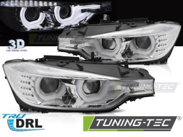 Scheinwerfer DRL LED Tagfahrlicht passend für BMW 3er F30 F31 Bj. 11-15 Chrom