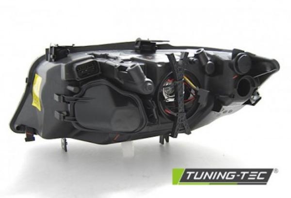 Scheinwerfer LED Angel Eyes passend für BMW 3er E90 E91  05-08 Schwarz mit LED Blinker