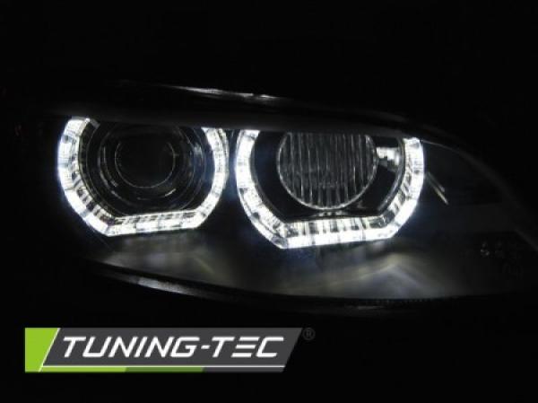 Xenon Scheinwerfer DRL LED Tagfahrlicht passend für BMW E92 E93 mit AFS 05-10 Schwarz