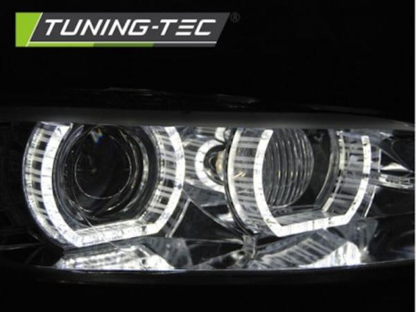Xenon Scheinwerfer DRL LED Tagfahrlicht passend für BMW E92 E93 ohne AFS Bj. 05-10 Chrom