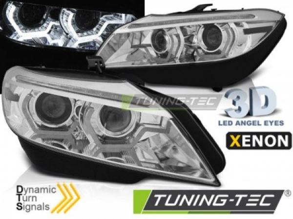 Xenon Scheinwerfer DRL LED Tagfahrlicht passend für BMW Z4 E89 Bj. 09-13 Chrom