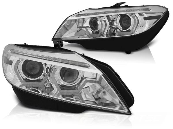 Xenon Scheinwerfer DRL LED Tagfahrlicht passend für BMW Z4 E89 Bj. 09-13 Chrom