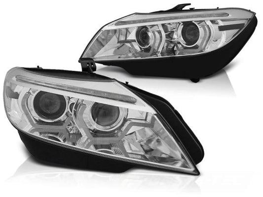 Xenon Scheinwerfer DRL LED Tagfahrlicht passend für BMW Z4 E89 Bj. 09-13 Chrom