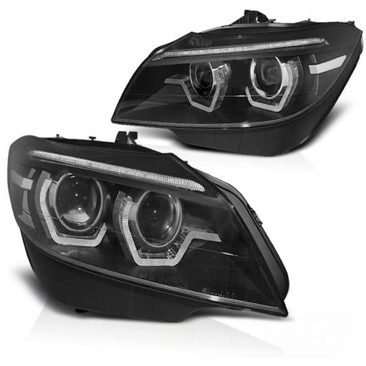 Xenon Scheinwerfer DRL LED Tagfahrlicht passend für BMW Z4 E89 Bj. 09-13 Schwarz