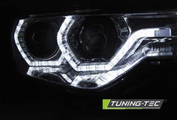 Xenon Scheinwerfer DRL LED Tagfahrlicht passend für BMW 3er F30 F31 Bj. 11-15 Chrom